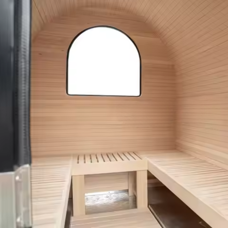 Soluna Curve Sauna Pod Trailer